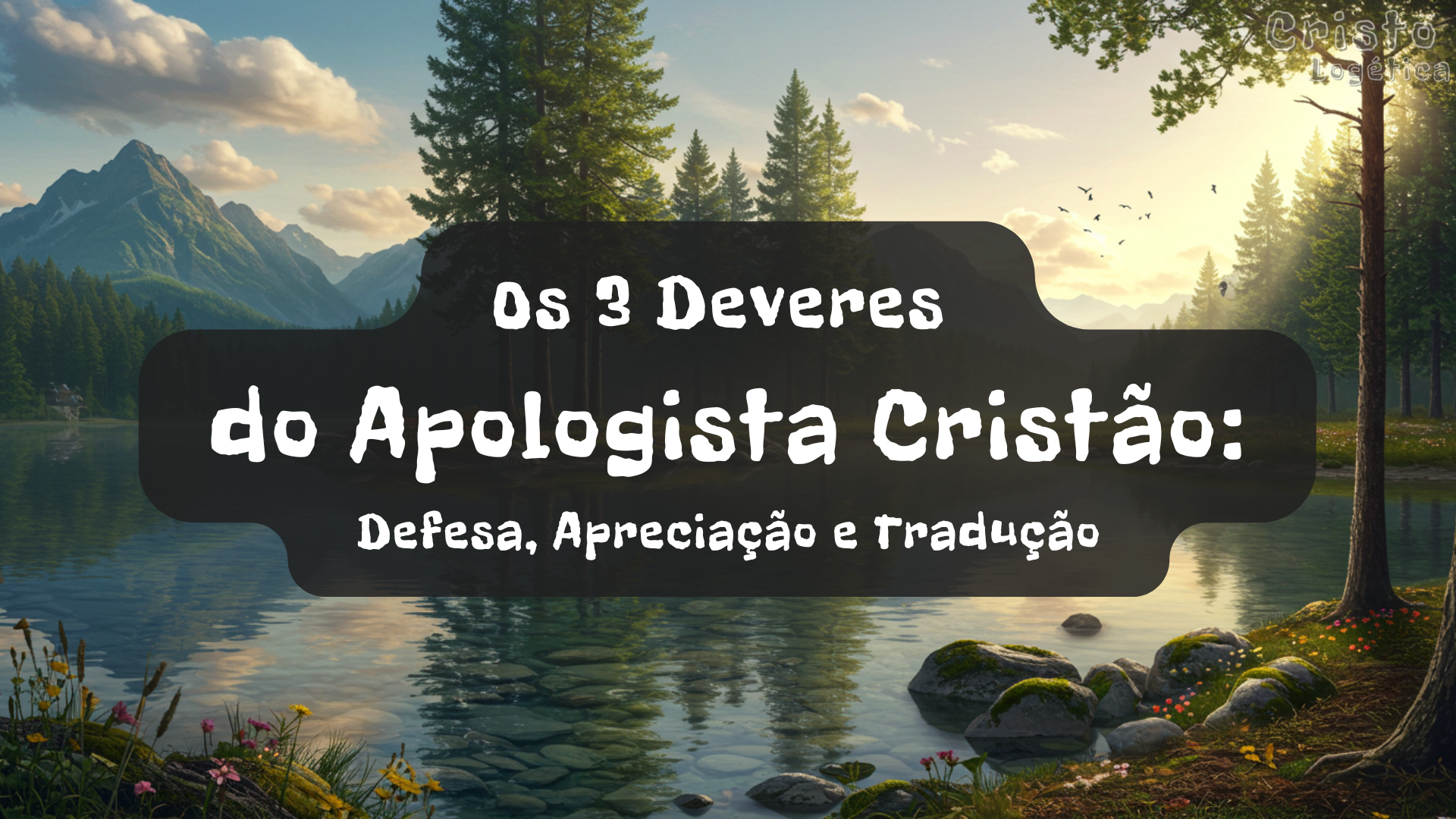 Os 3 Deveres do Apologista Cristão: Defesa Apreciação e Tradução